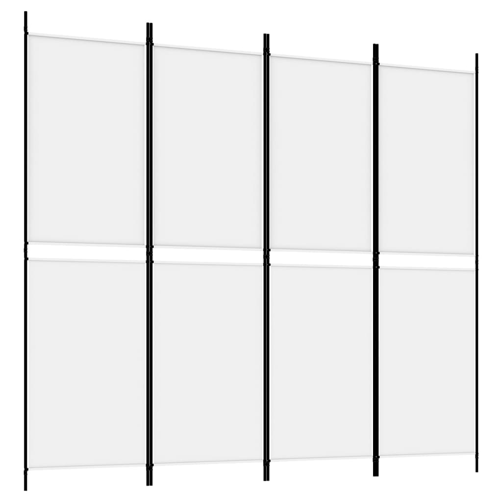 4 paneles fehér szövet térelválasztó 200x180 cm 4 paneles fehér szövet térelválasztó 200x180 cm