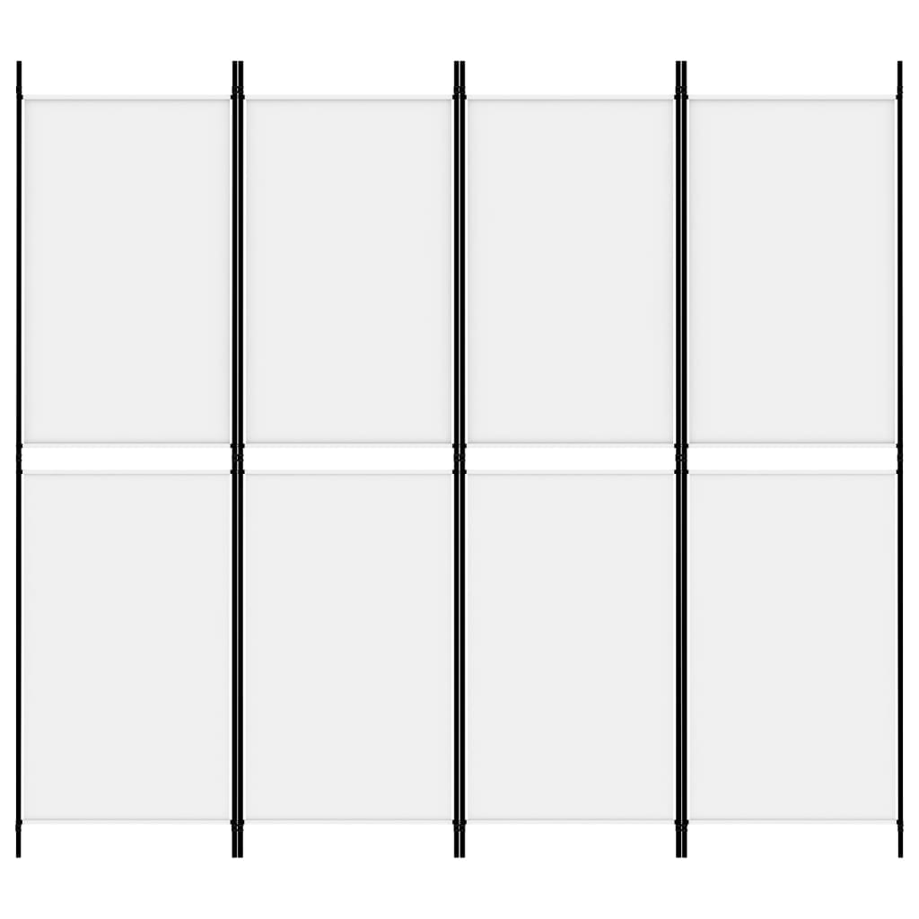 4 paneles fehér szövet térelválasztó 200x180 cm 4 paneles fehér szövet térelválasztó 200x180 cm