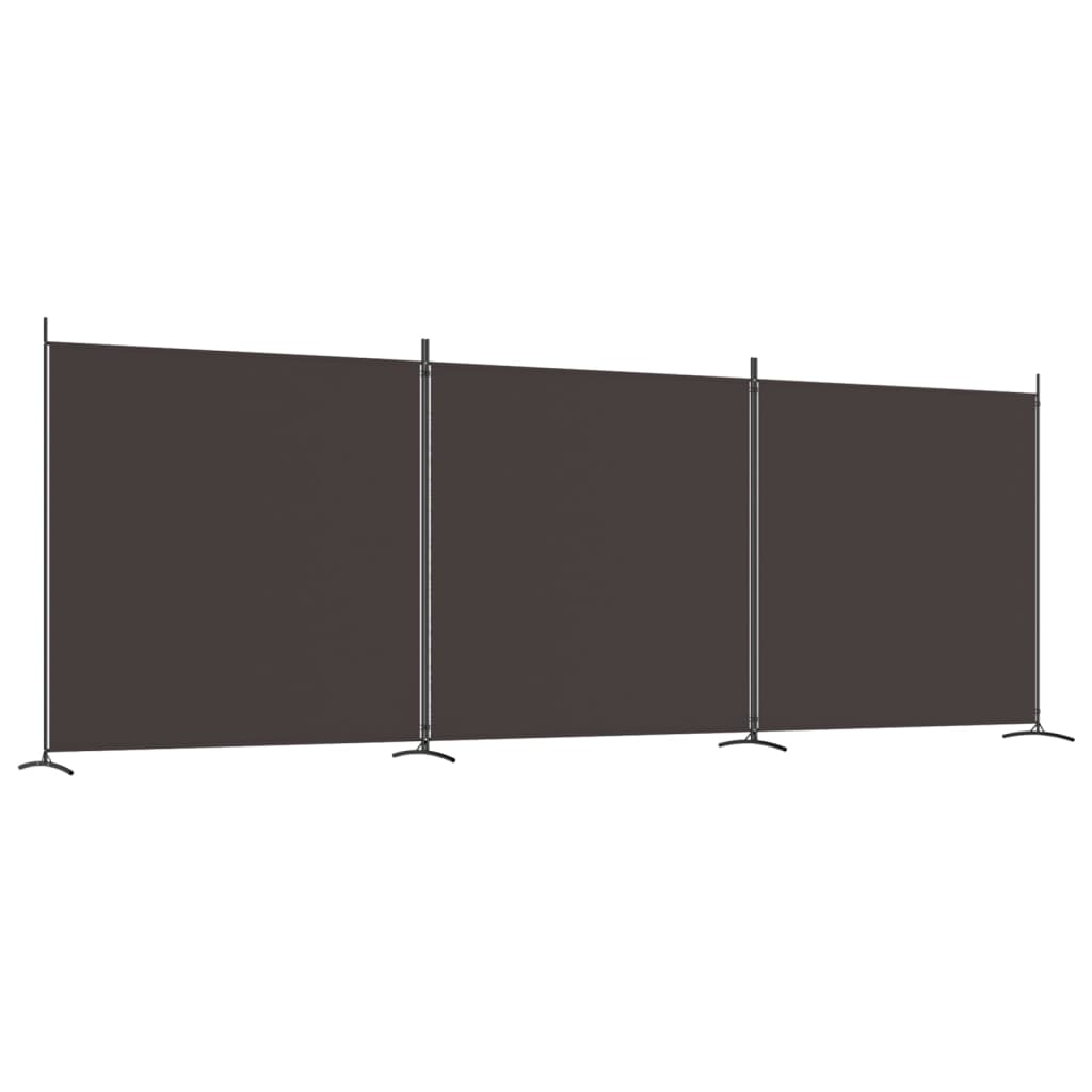 3 paneles barna szövet paraván 525x180 cm 3 paneles barna szövet paraván 525x180 cm