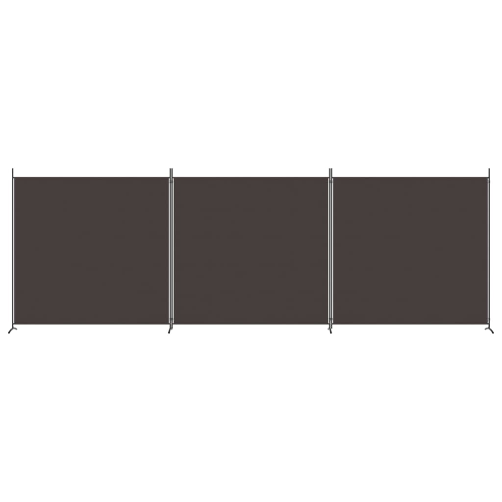 3 paneles barna szövet paraván 525x180 cm 3 paneles barna szövet paraván 525x180 cm