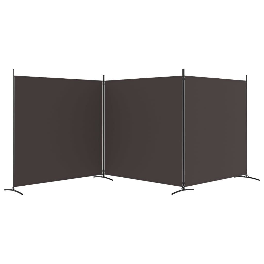 3 paneles barna szövet paraván 525x180 cm 3 paneles barna szövet paraván 525x180 cm