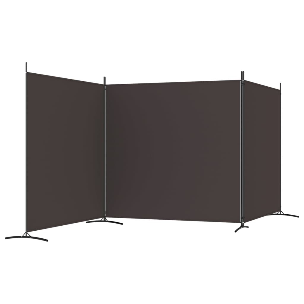 3 paneles barna szövet paraván 525x180 cm 3 paneles barna szövet paraván 525x180 cm