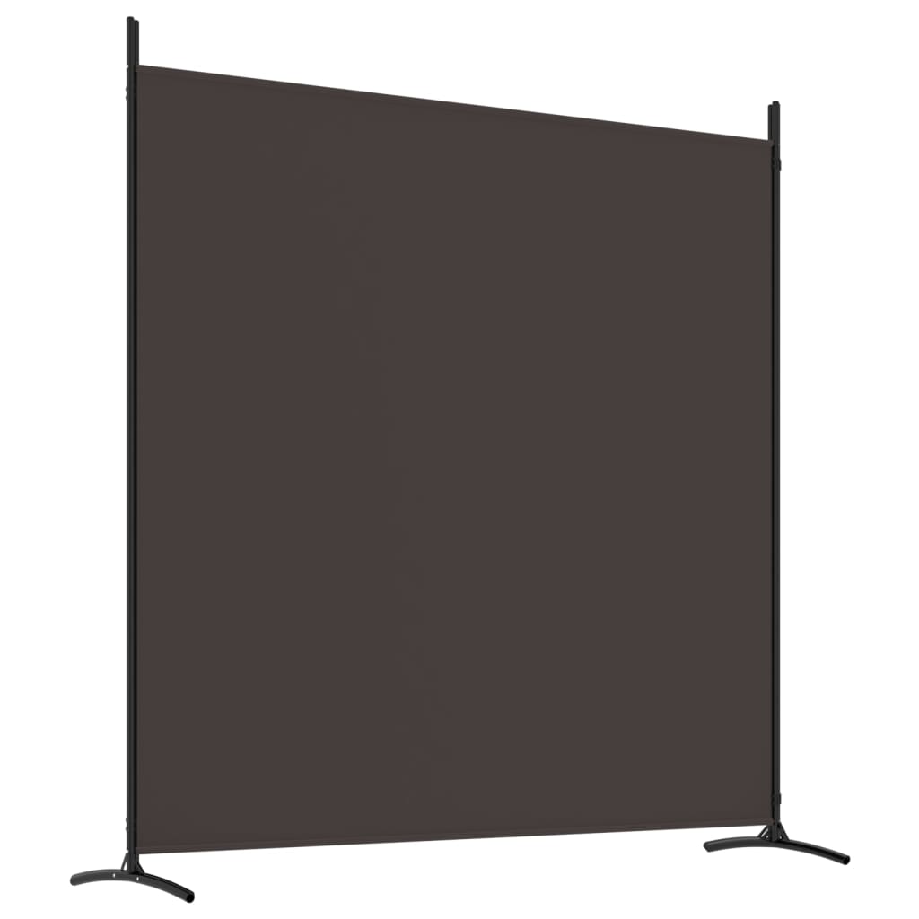 4 paneles barna szövet térelválasztó 698x180 cm 4 paneles barna szövet térelválasztó 698x180 cm