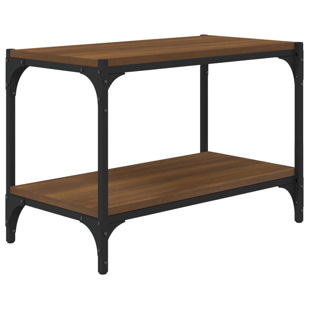 Barna tölgyszínű szerelt fa tv-szekrény 60x33x41 cm Barna tölgyszínű szerelt fa tv-szekrény 60x33x41 cm
