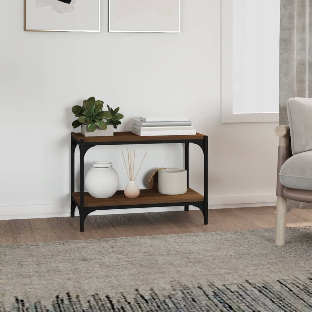 Barna tölgyszínű szerelt fa tv-szekrény 60x33x41 cm Barna tölgyszínű szerelt fa tv-szekrény 60x33x41 cm