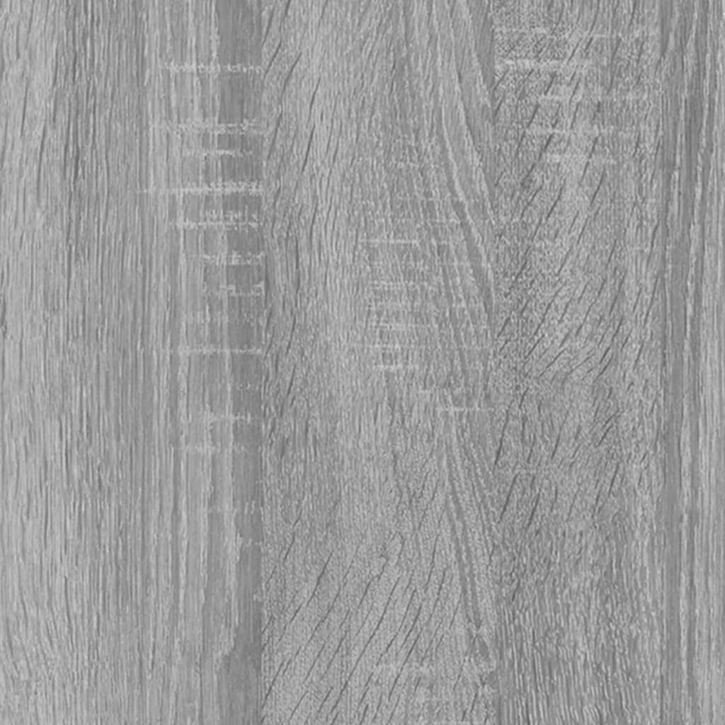 Szürke sonoma színű szerelt fa/acél könyvszekrény 80x33x100 cm Szürke sonoma színű szerelt fa/acél könyvszekrény 80x33x100 cm