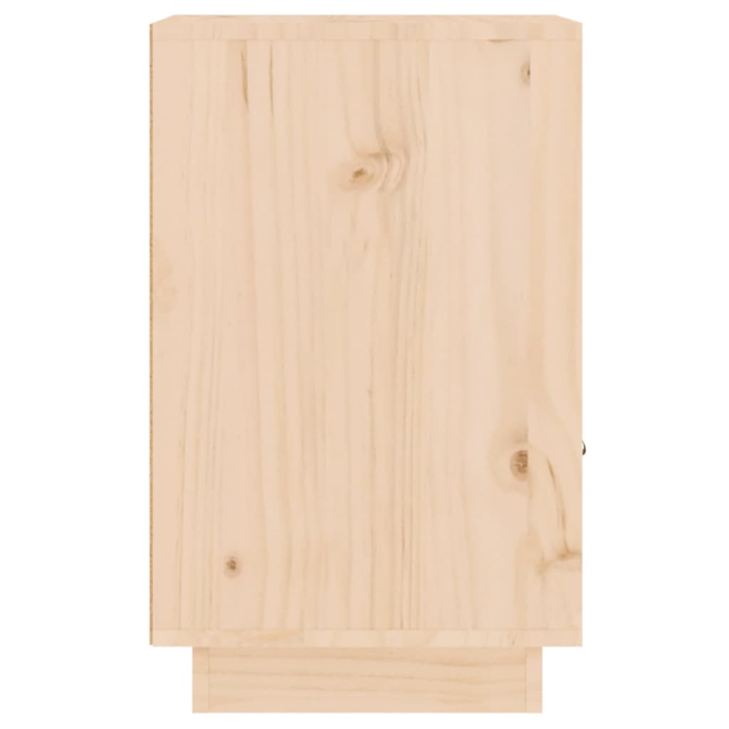 Tömör fenyőfa éjjeliszekrény 40 x 34 x 55 cm