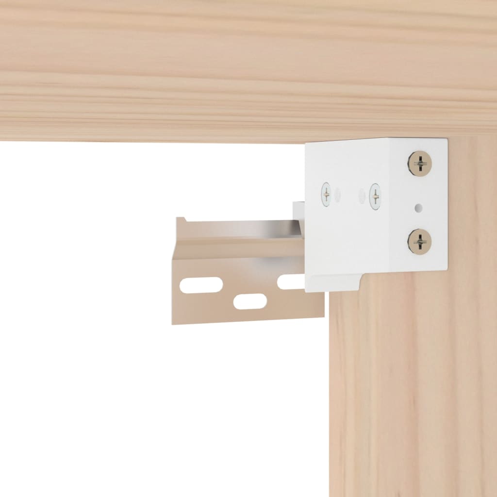 2 db tömör fenyőfa faliszekrény 31,5 x 30 x 30 cm