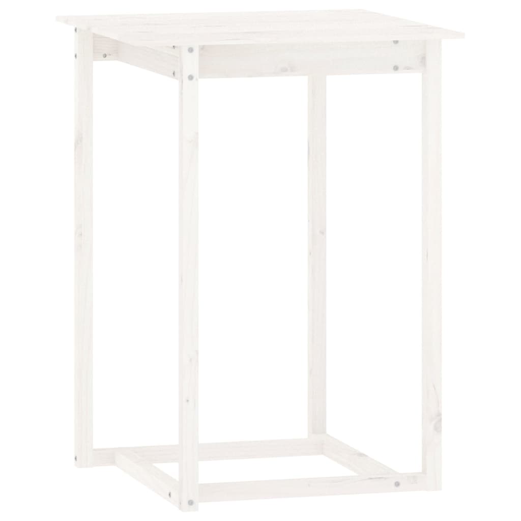 5 részes fehér tömör fenyőfa bárszett