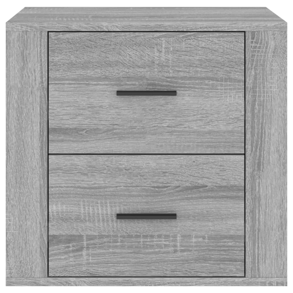 Szürke sonoma színű éjjeliszekrény 50x39x47 cm