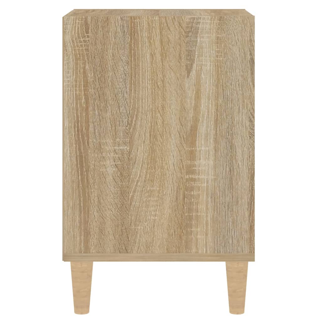 Sonoma tölgyszínű szerelt fa tv-szekrény 100x35x55 cm