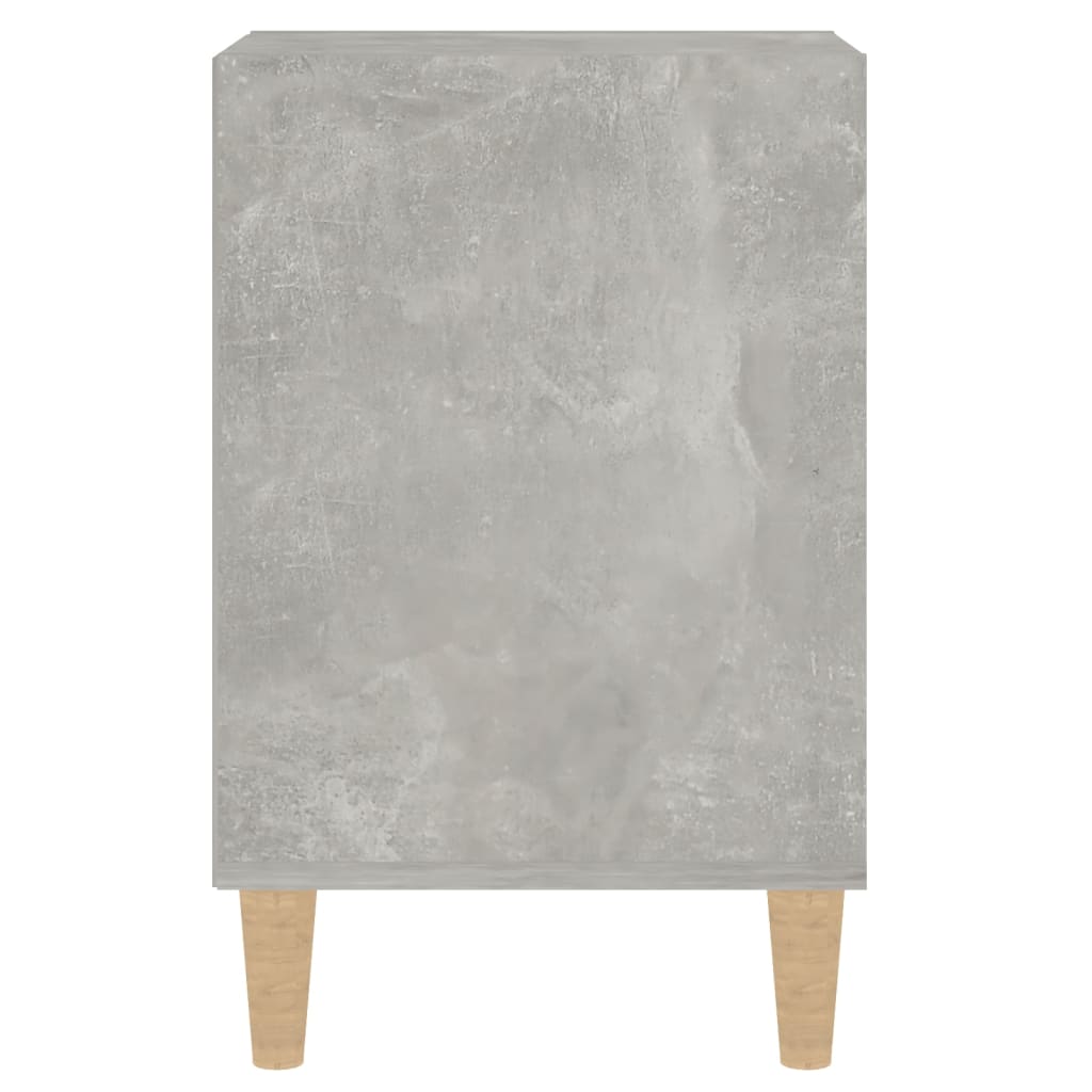 Betonszürke szerelt fa tv-szekrény 100 x 35 x 55 cm