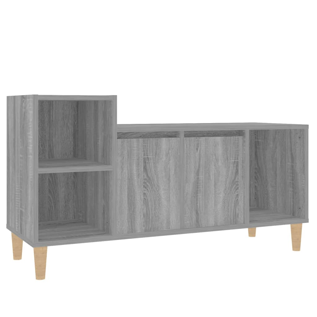 Szürke sonoma színű szerelt fa tv-szekrény 100x35x55 cm Szürke sonoma színű szerelt fa tv-szekrény 100x35x55 cm