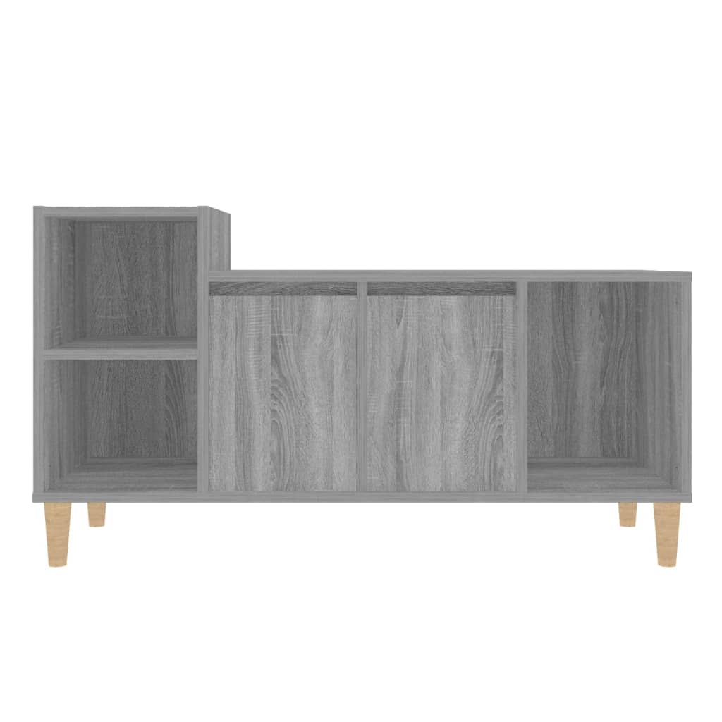 Szürke sonoma színű szerelt fa tv-szekrény 100x35x55 cm Szürke sonoma színű szerelt fa tv-szekrény 100x35x55 cm