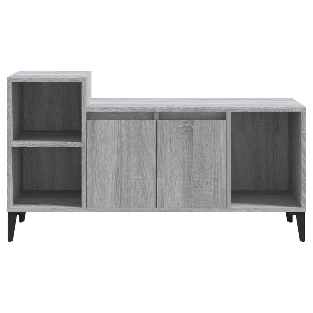 Szürke sonoma színű szerelt fa tv-szekrény 100x35x55 cm Szürke sonoma színű szerelt fa tv-szekrény 100x35x55 cm