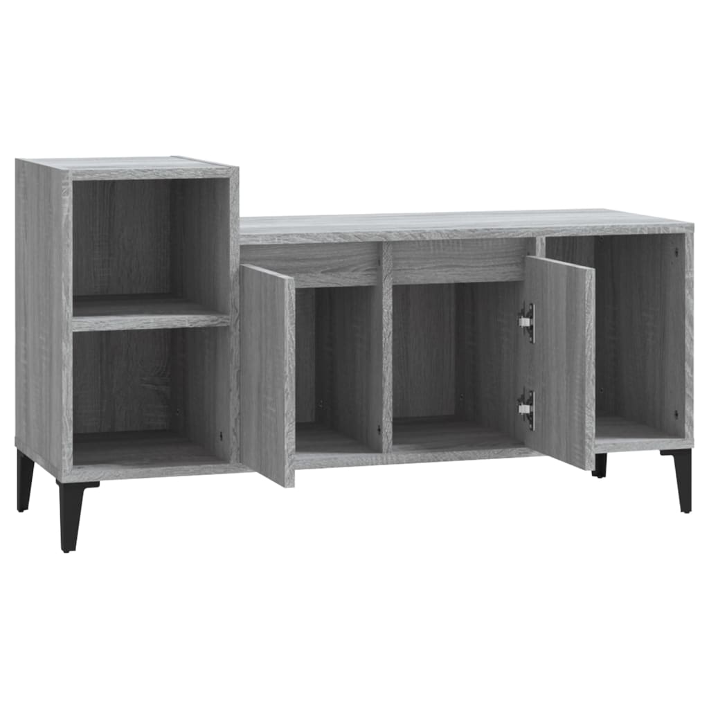 Szürke sonoma színű szerelt fa tv-szekrény 100x35x55 cm Szürke sonoma színű szerelt fa tv-szekrény 100x35x55 cm
