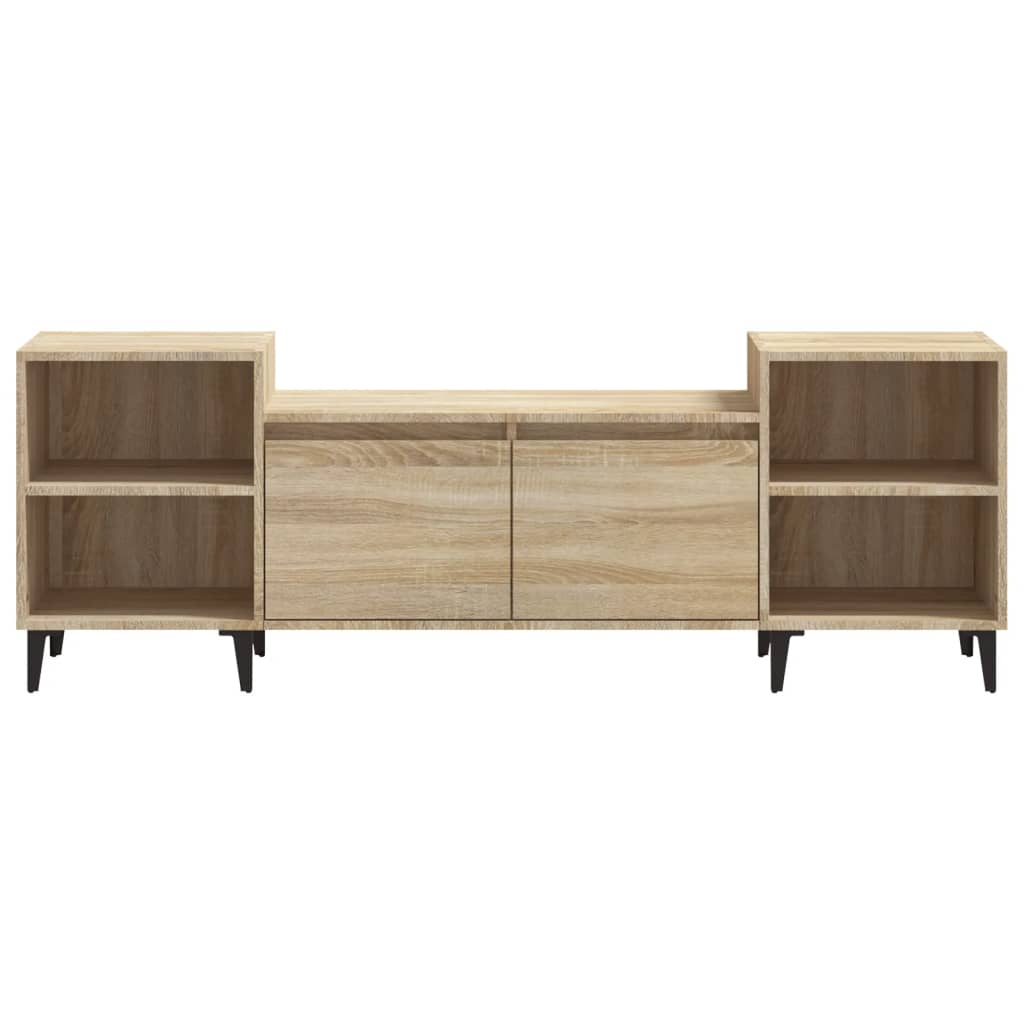 Sonoma tölgyszínű szerelt fa tv-szekrény 160x35x55 cm Sonoma tölgyszínű szerelt fa tv-szekrény 160x35x55 cm