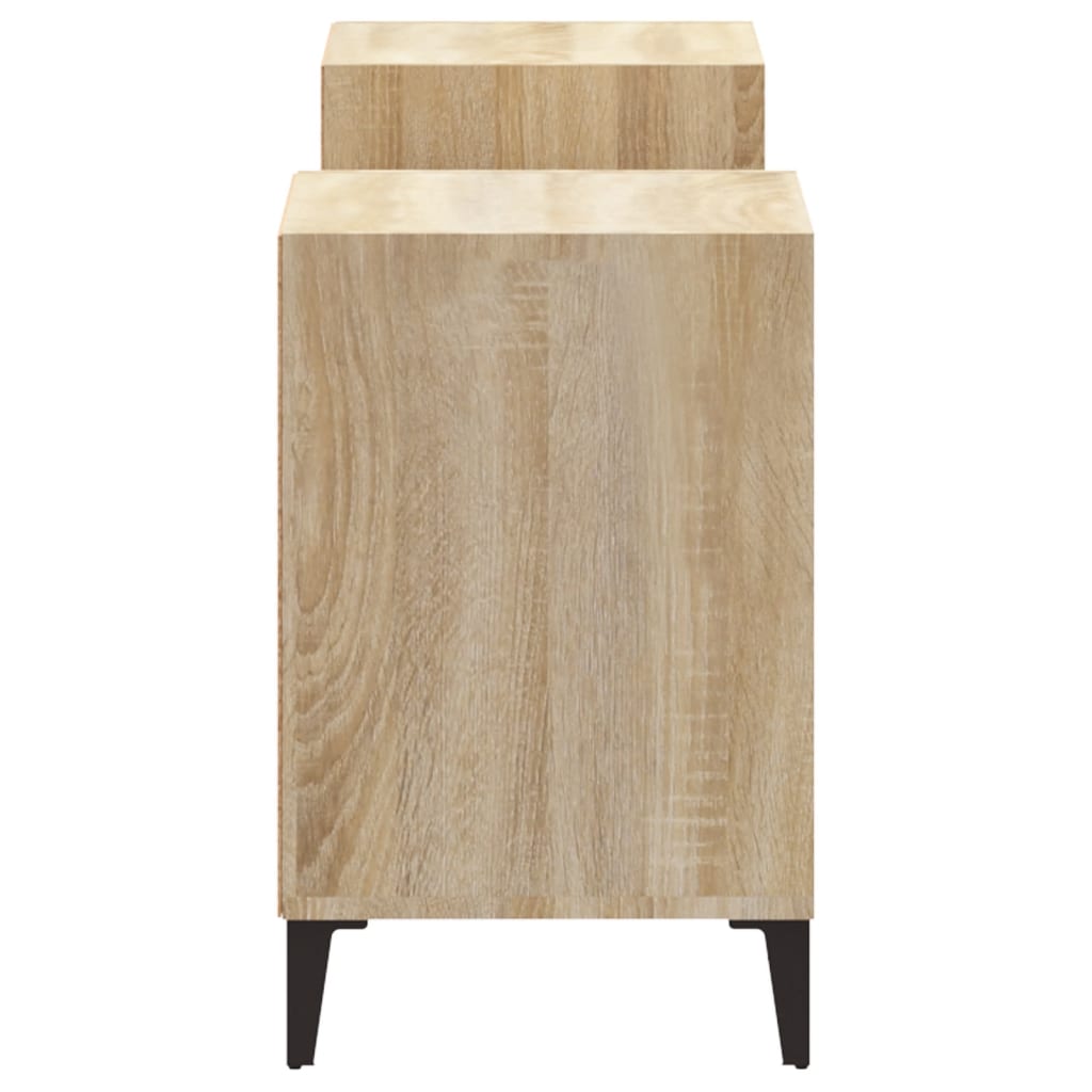 Sonoma tölgyszínű szerelt fa tv-szekrény 160x35x55 cm Sonoma tölgyszínű szerelt fa tv-szekrény 160x35x55 cm