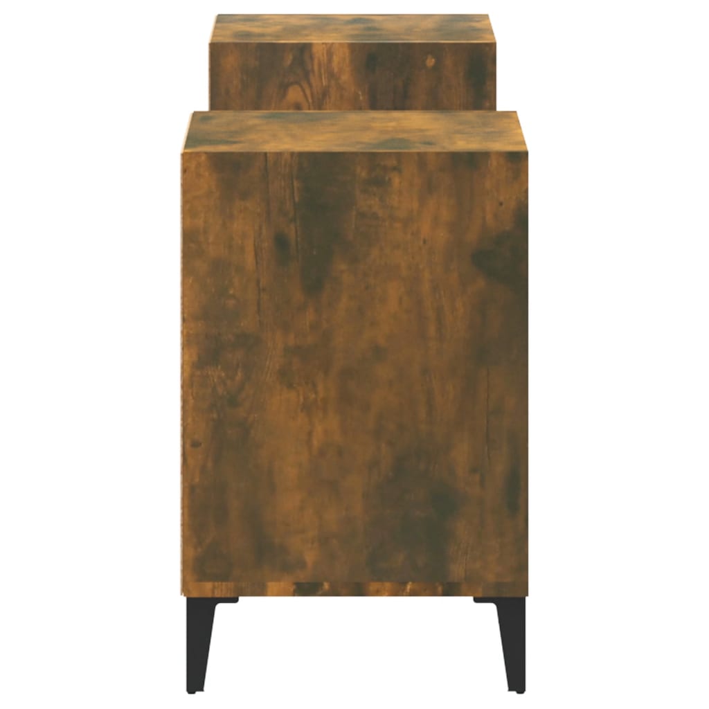 Füstös tölgyszínű szerelt fa tv-szekrény 160x35x55 cm Füstös tölgyszínű szerelt fa tv-szekrény 160x35x55 cm