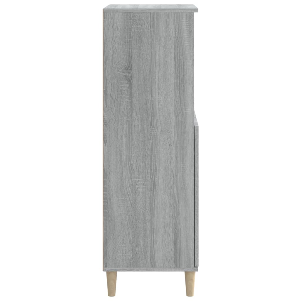 Szürke sonoma szerelt fa magasszekrény 60 x 36 x 110 cm Szürke sonoma szerelt fa magasszekrény 60 x 36 x 110 cm
