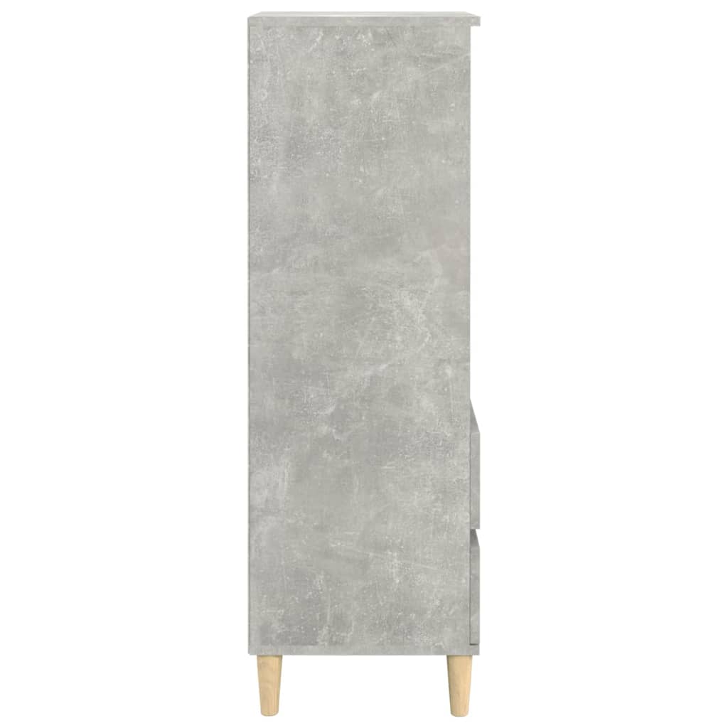 Betonszürke szerelt fa magasszekrény 40 x 36 x 110 cm Betonszürke szerelt fa magasszekrény 40 x 36 x 110 cm