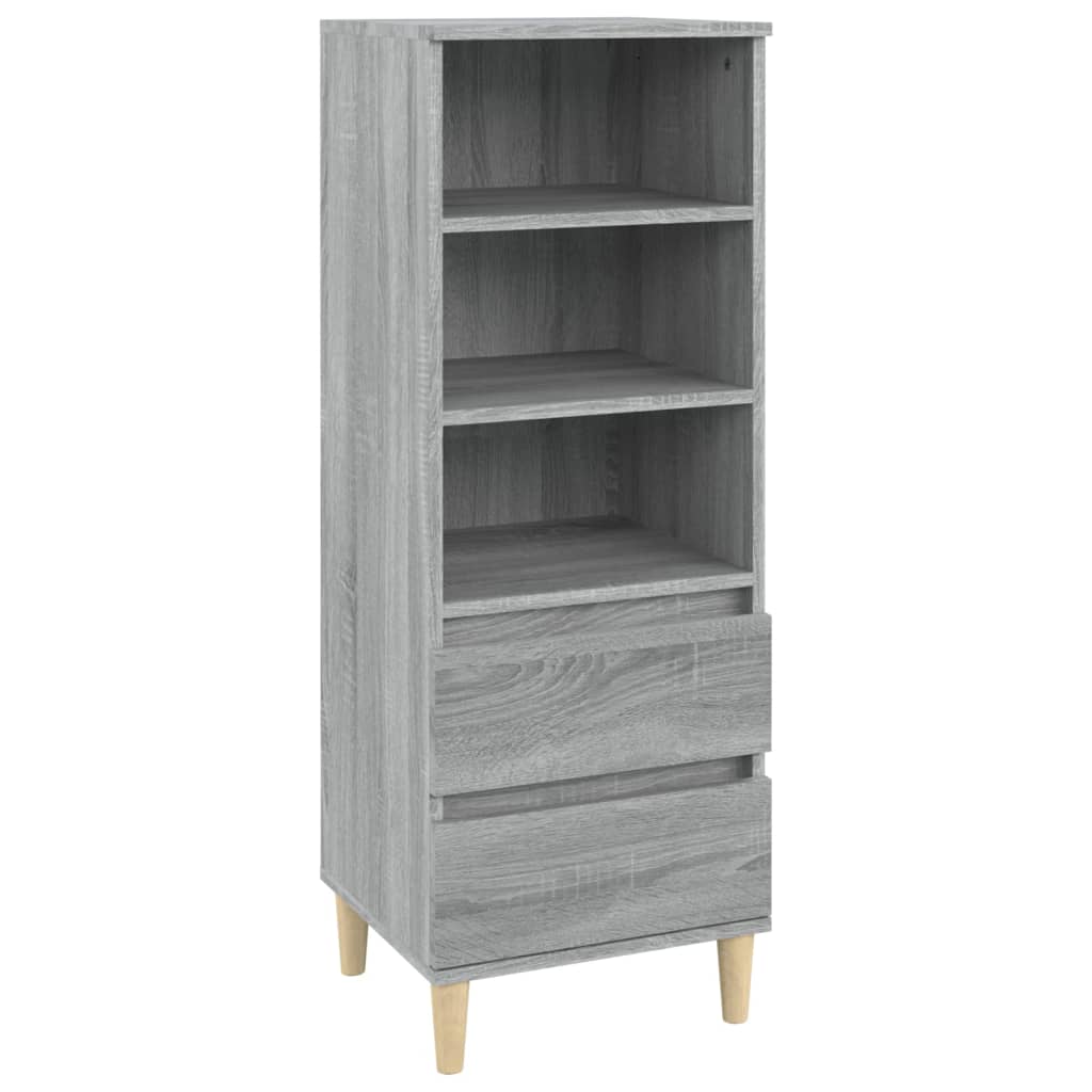 Szürke sonoma szerelt fa magasszekrény 40 x 36 x 110 cm Szürke sonoma szerelt fa magasszekrény 40 x 36 x 110 cm