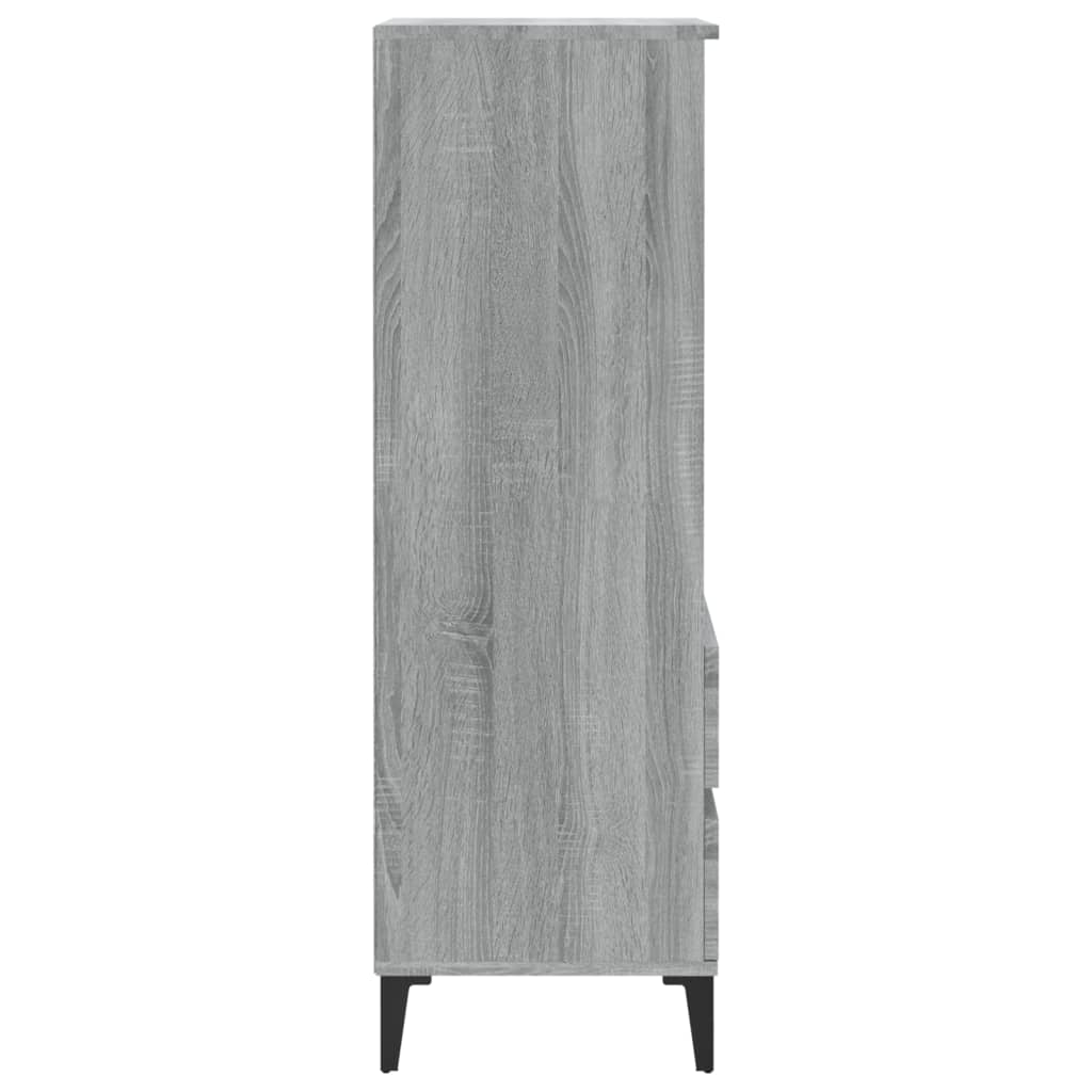 Szürke sonoma szerelt fa magasszekrény 40 x 36 x 110 cm Szürke sonoma szerelt fa magasszekrény 40 x 36 x 110 cm