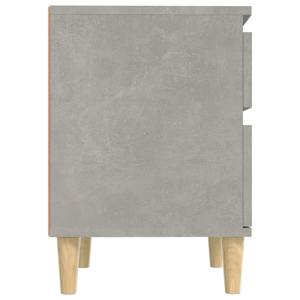 2 db betonszürke éjjeliszekrény 40x35x50 cm 2 db betonszürke éjjeliszekrény 40x35x50 cm
