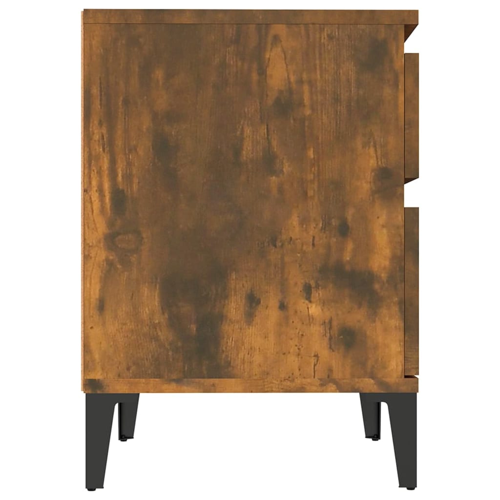 2 db füstös tölgy színű éjjeliszekrény 40x35x50 cm 2 db füstös tölgy színű éjjeliszekrény 40x35x50 cm
