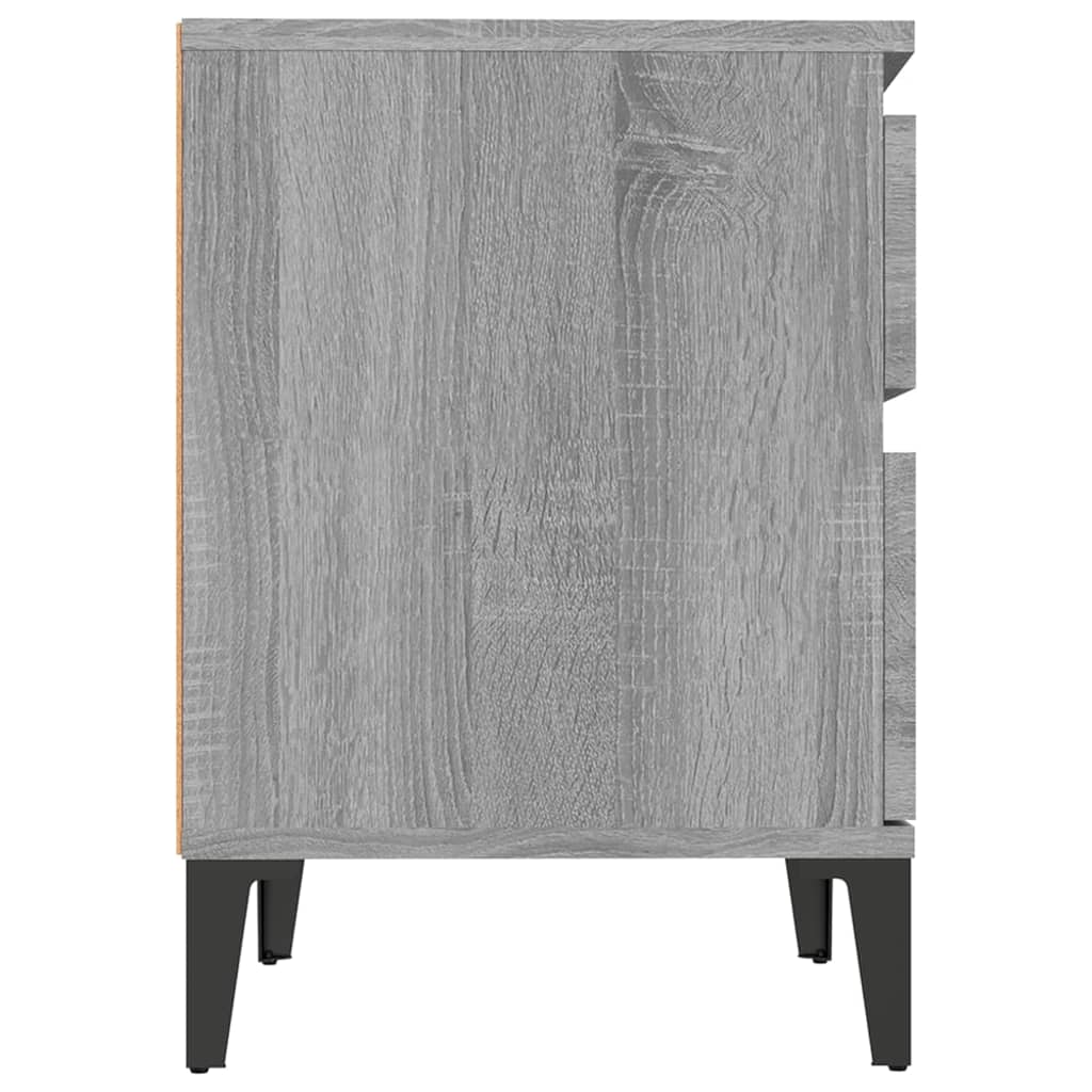 2 db szürke sonoma színű éjjeliszekrény 40x35x50 cm 2 db szürke sonoma színű éjjeliszekrény 40x35x50 cm
