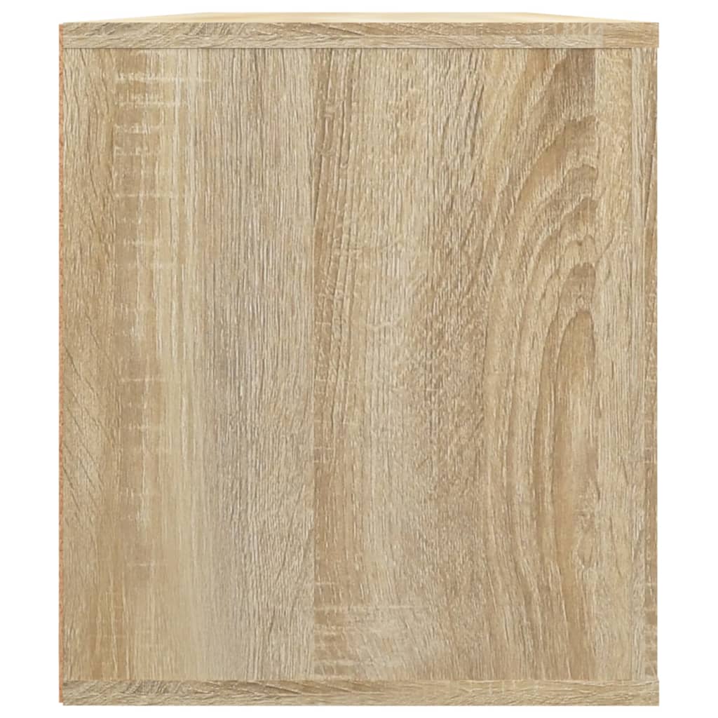 Sonoma tölgyszínű szerelt fa tv-szekrény 100 x 35 x 40 cm Sonoma tölgyszínű szerelt fa tv-szekrény 100 x 35 x 40 cm