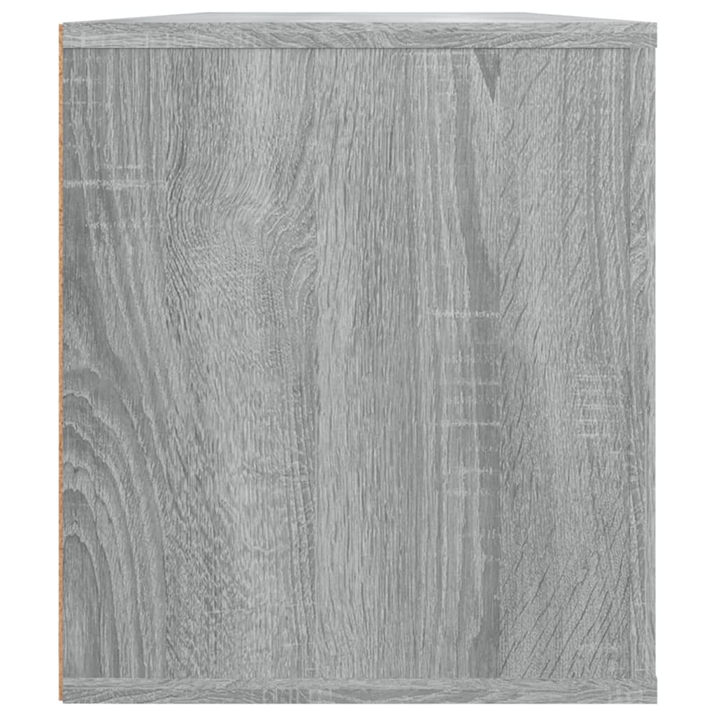 Szürke sonoma színű szerelt fa tv-szekrény 100 x 35 x 40 cm