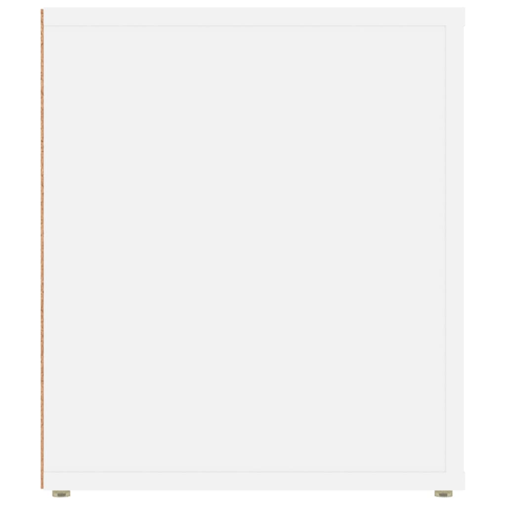 Fehér szerelt fa tv-szekrény 100 x 35 x 40 cm Fehér szerelt fa tv-szekrény 100 x 35 x 40 cm