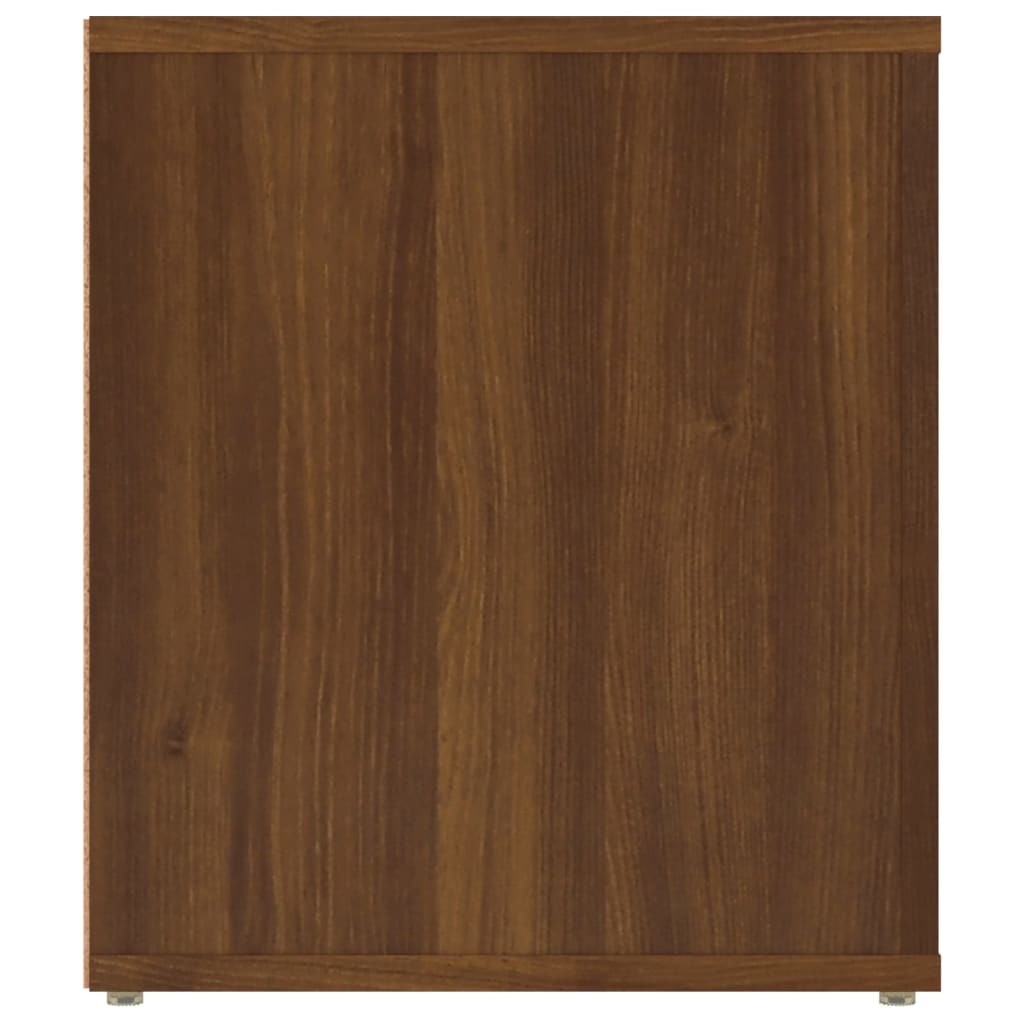 Barna tölgyszínű szerelt fa tv-szekrény 100 x 35 x 40 cm Barna tölgyszínű szerelt fa tv-szekrény 100 x 35 x 40 cm