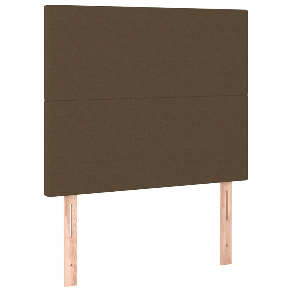 2 db sötétbarna szövet fejtámla 80 x 5 x 78/88 cm