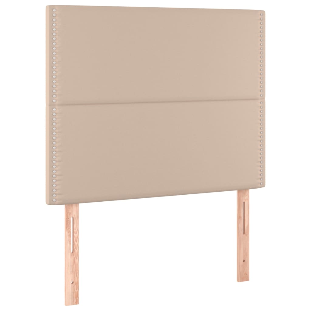 2 db cappuccino színű műbőr fejtámla 90 x 5 x 78/88 cm 2 db cappuccino színű műbőr fejtámla 90 x 5 x 78/88 cm