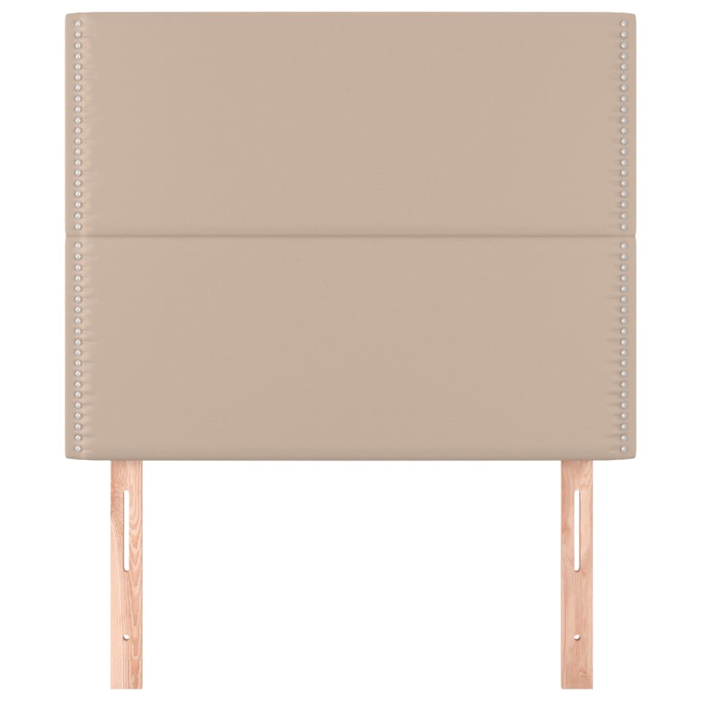 2 db cappuccino színű műbőr fejtámla 90 x 5 x 78/88 cm 2 db cappuccino színű műbőr fejtámla 90 x 5 x 78/88 cm