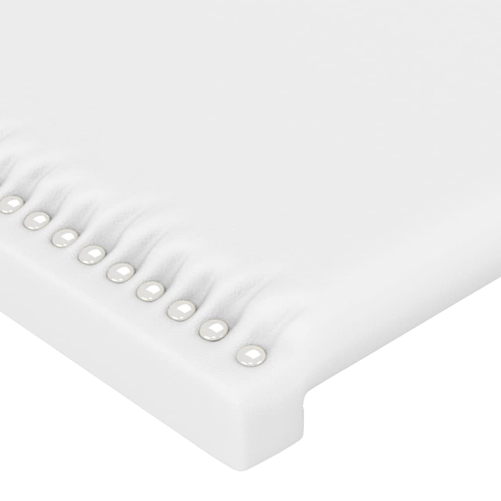 2 db fehér műbőr fejtámla 100x5x78/88 cm 2 db fehér műbőr fejtámla 100x5x78/88 cm