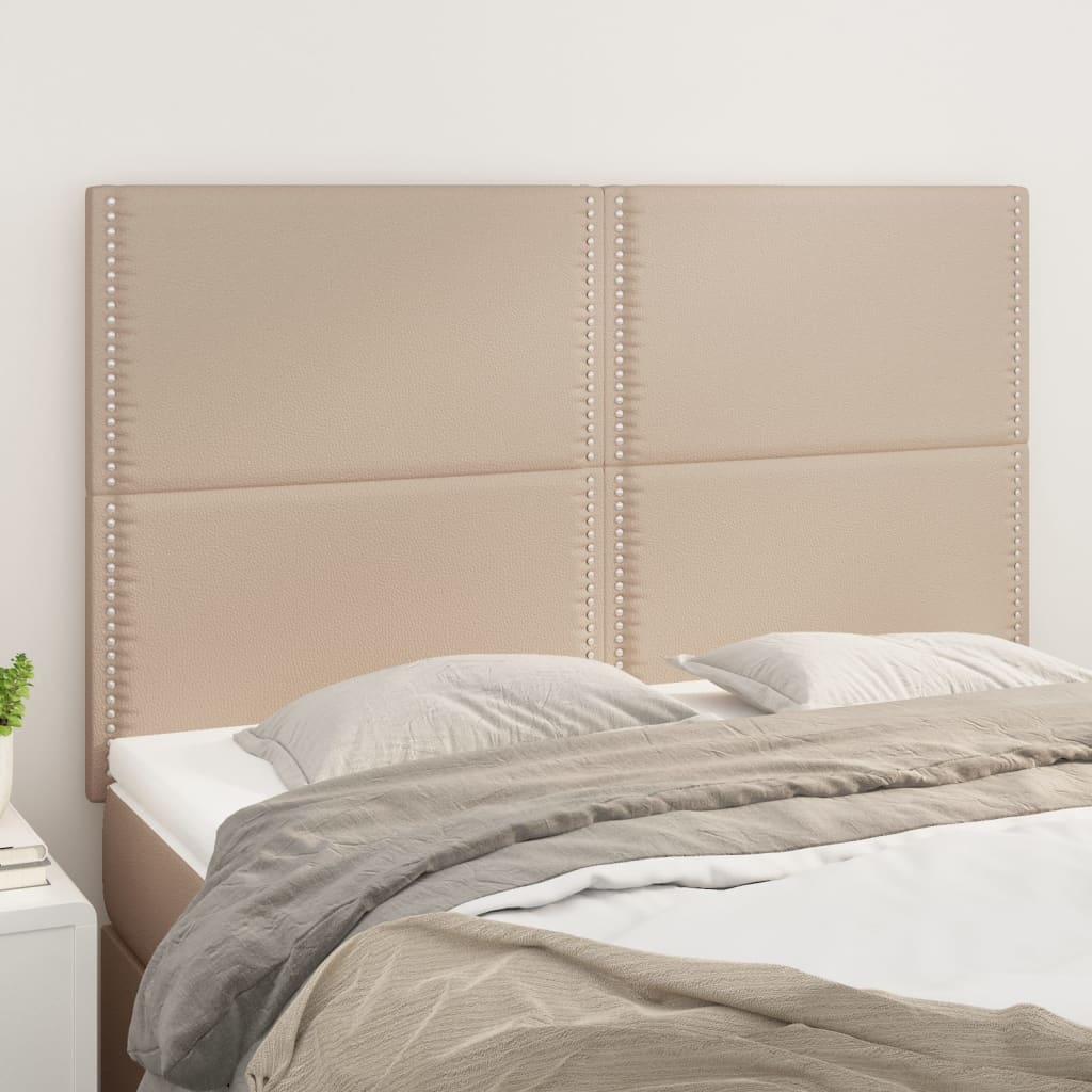 4 db cappuccino színű műbőr fejtámla 72 x 5 x 78/88 cm 4 db cappuccino színű műbőr fejtámla 72 x 5 x 78/88 cm