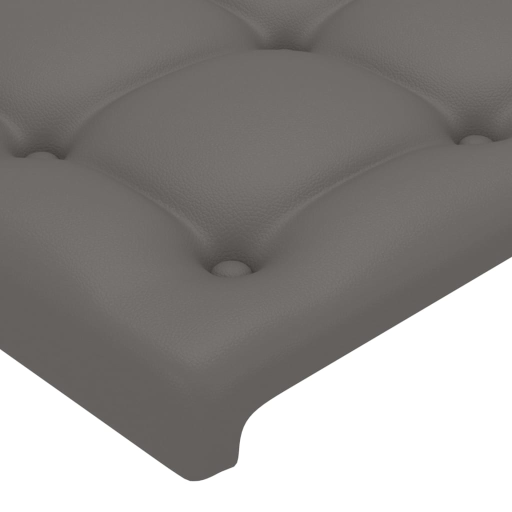 2 db szürke műbőr fejtámla 80 x 5 x 78/88 cm 2 db szürke műbőr fejtámla 80 x 5 x 78/88 cm