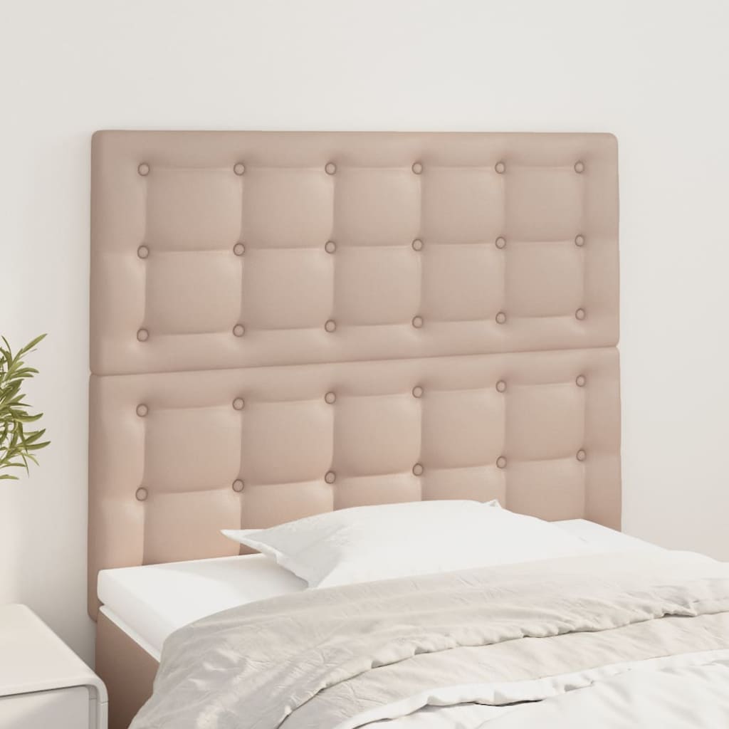 2 db cappuccino színű műbőr fejtámla 100 x 5 x 78/88 cm 2 db cappuccino színű műbőr fejtámla 100 x 5 x 78/88 cm