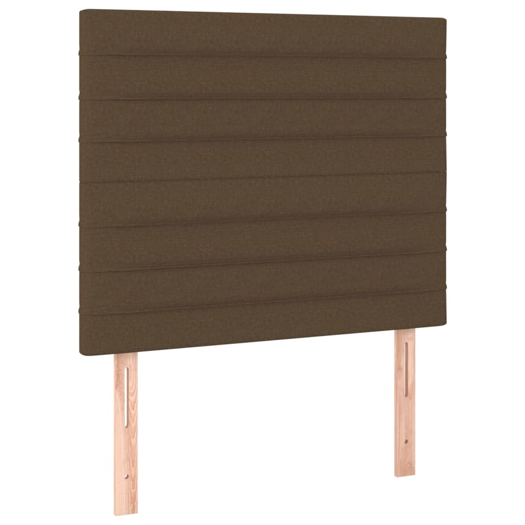 2 db sötétbarna szövet fejtámla 80 x 5 x 78/88 cm