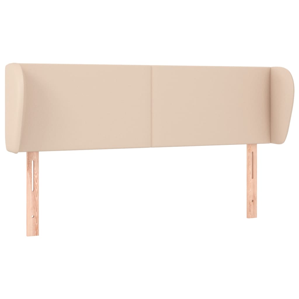 Cappuccino műbőr szárnyas fejtámla 147x23x78/88 cm