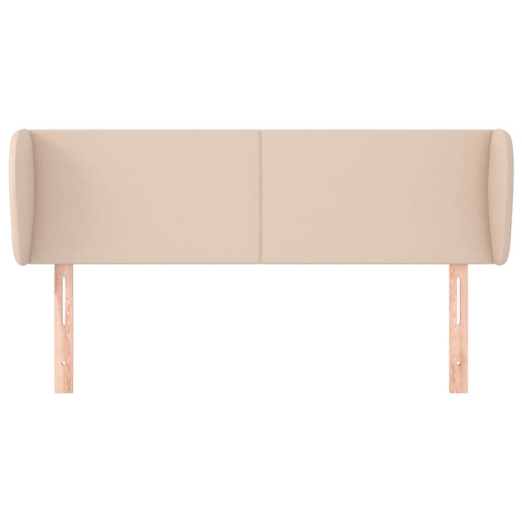 Cappuccino műbőr szárnyas fejtámla 147x23x78/88 cm