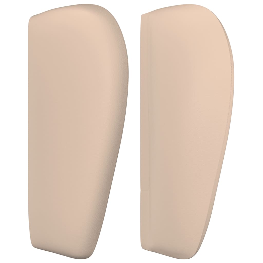 Cappuccino műbőr szárnyas fejtámla 147x23x78/88 cm