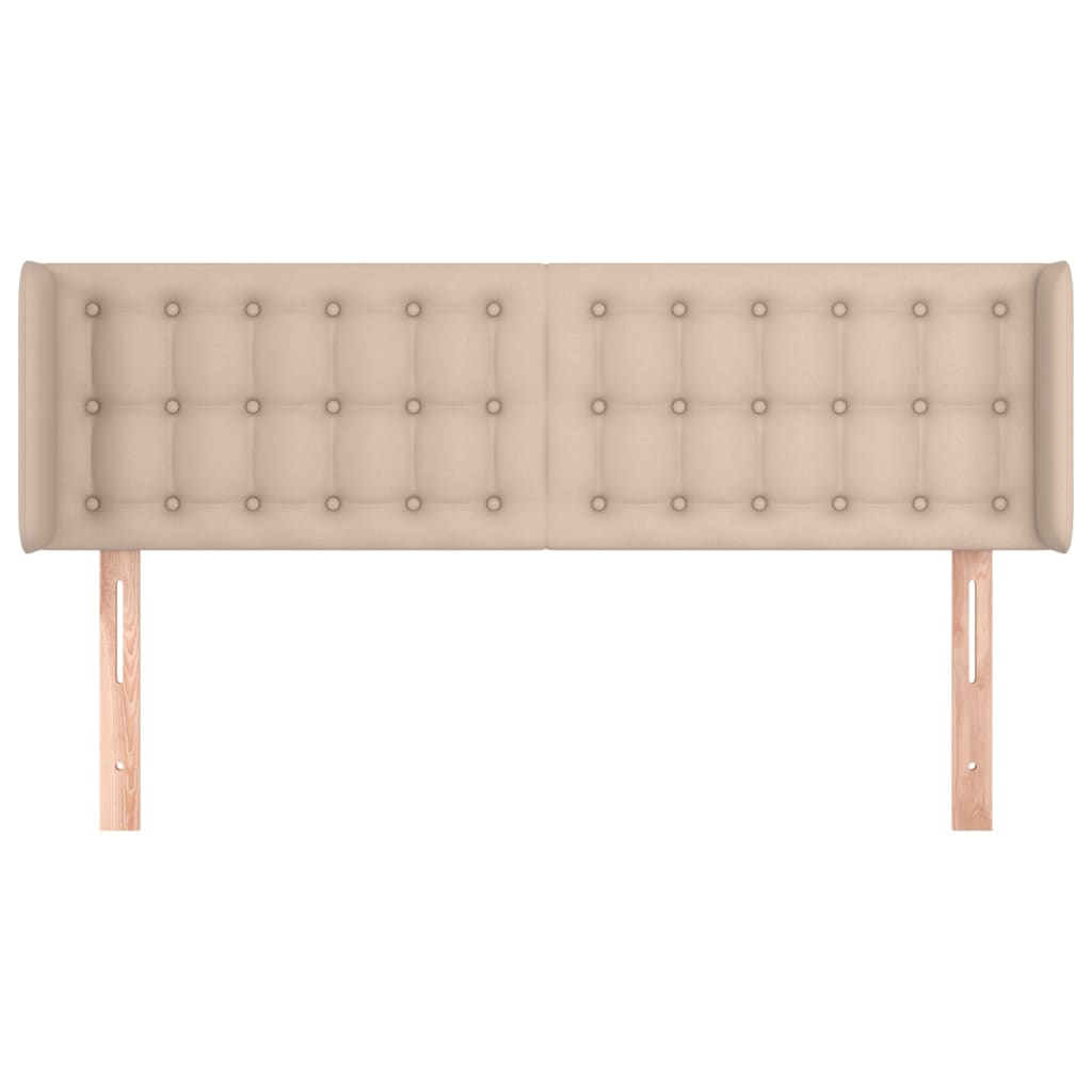 Cappuccino műbőr szárnyas fejtámla 147x16x78/88 cm