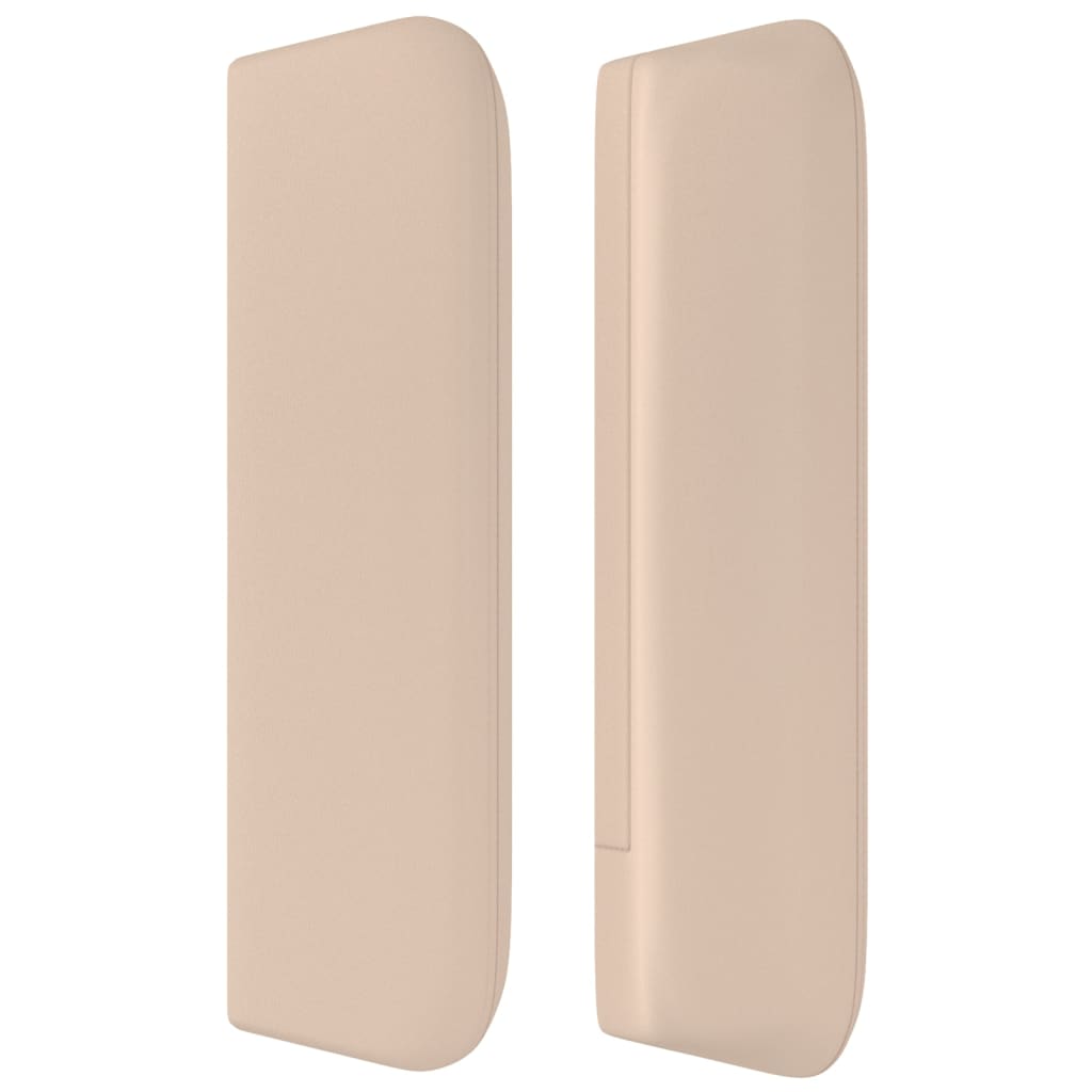 Cappuccino műbőr szárnyas fejtámla 147x16x78/88 cm