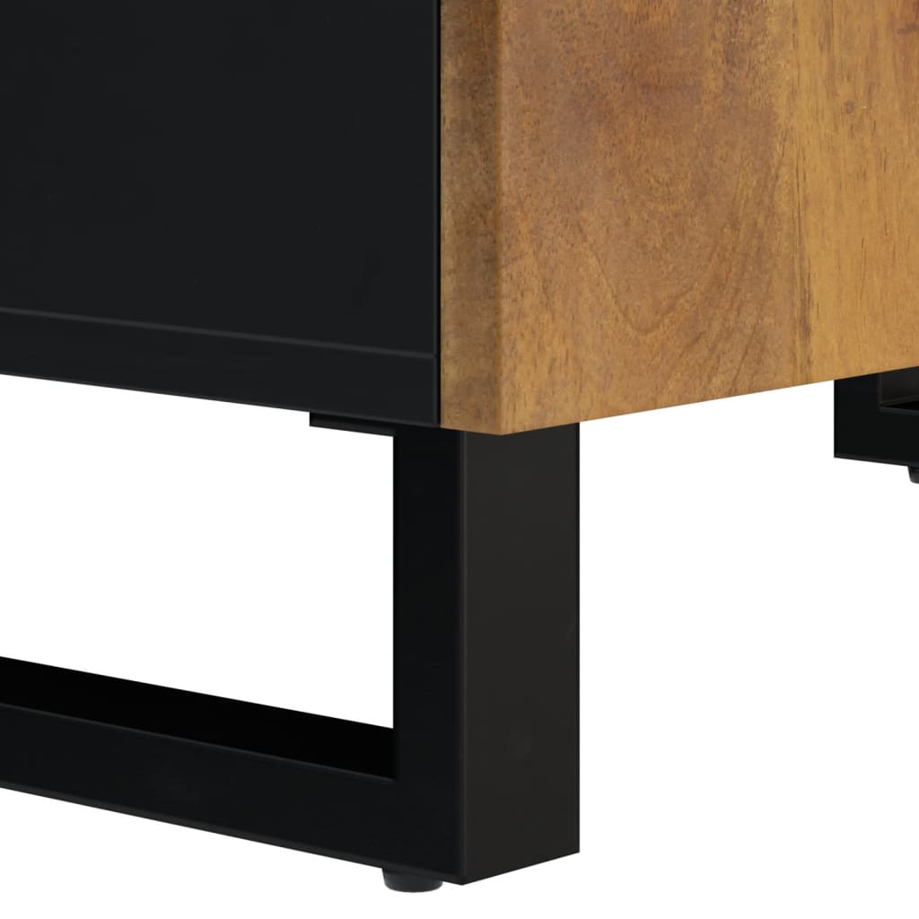 2 részes tömör mangófa fürdőszobai bútorszett