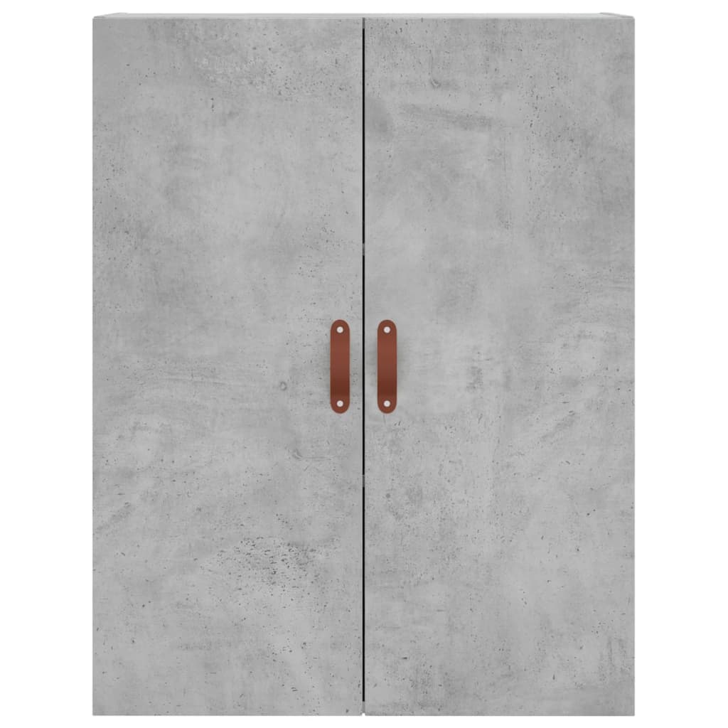 2 db betonszürke faliszekrény 69,5 x 34 x 90 cm