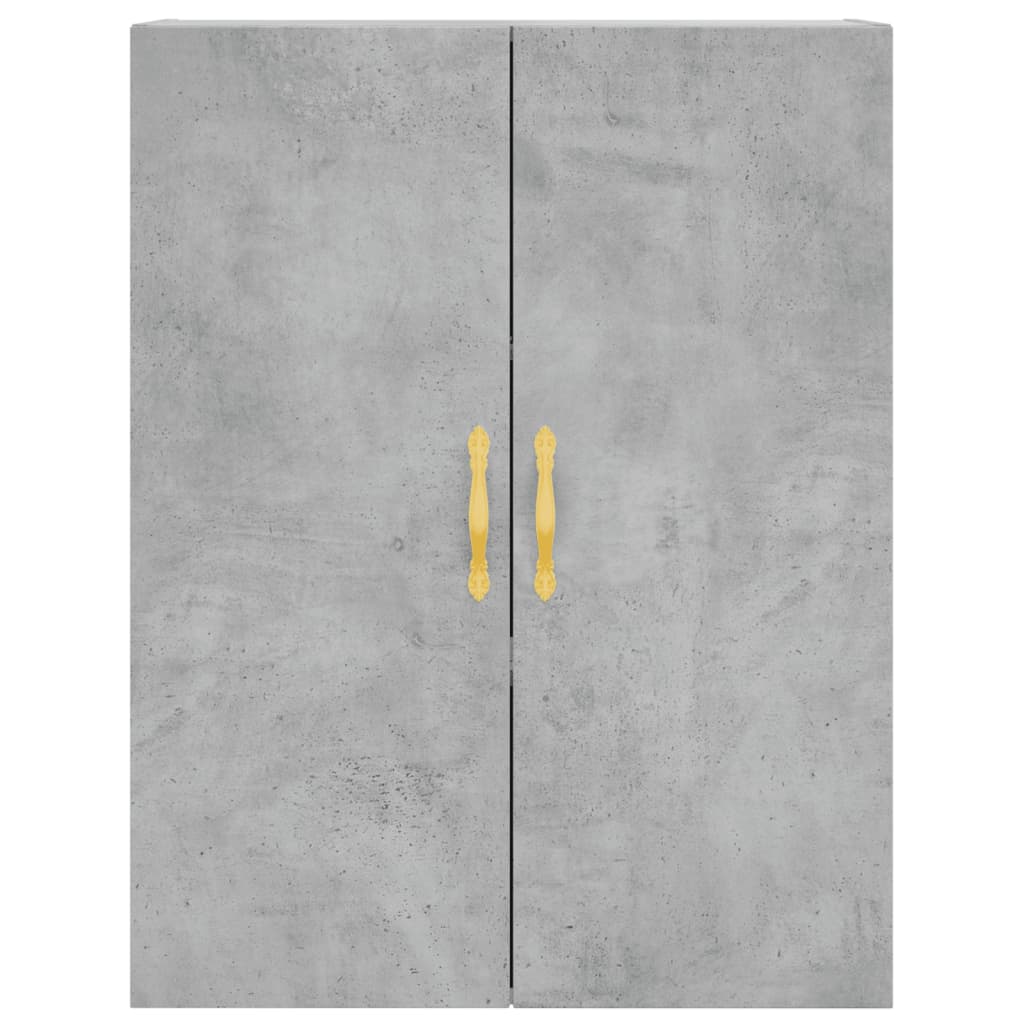 2 db betonszürke faliszekrény 69,5 x 34 x 90 cm